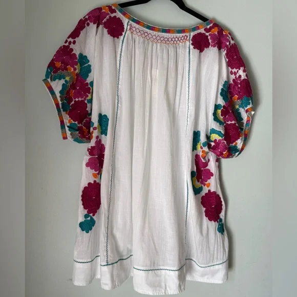 BY ANTHROPOLOGIE EMBROIDERED TUNIC TOP, Size Large, NWT - Picture 8 of 9